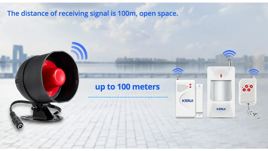 Smart WiFi Wireless Security Alarm System
