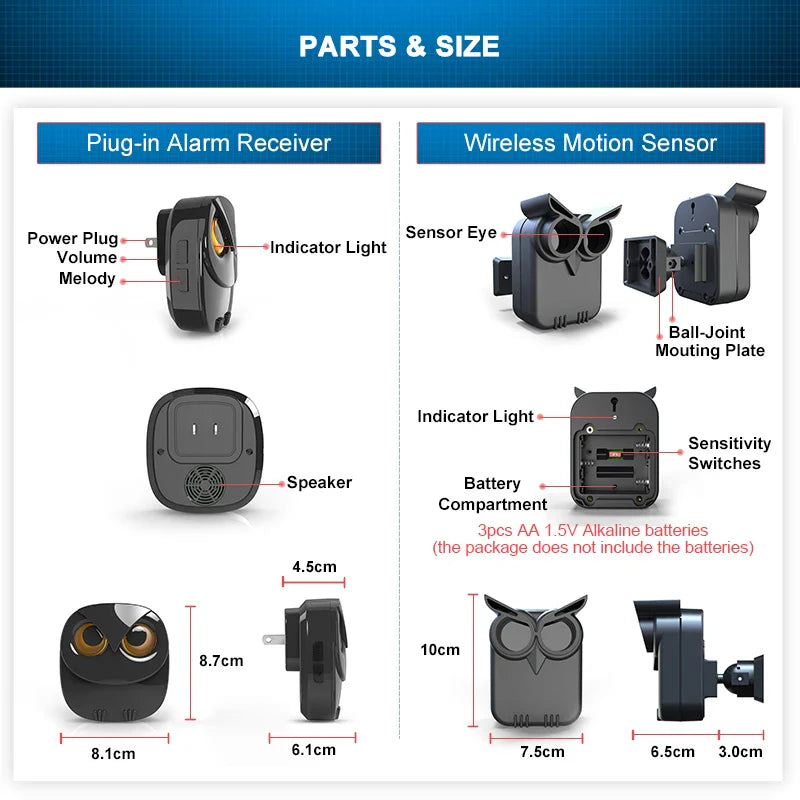 Wireless Driveway Security Alarm