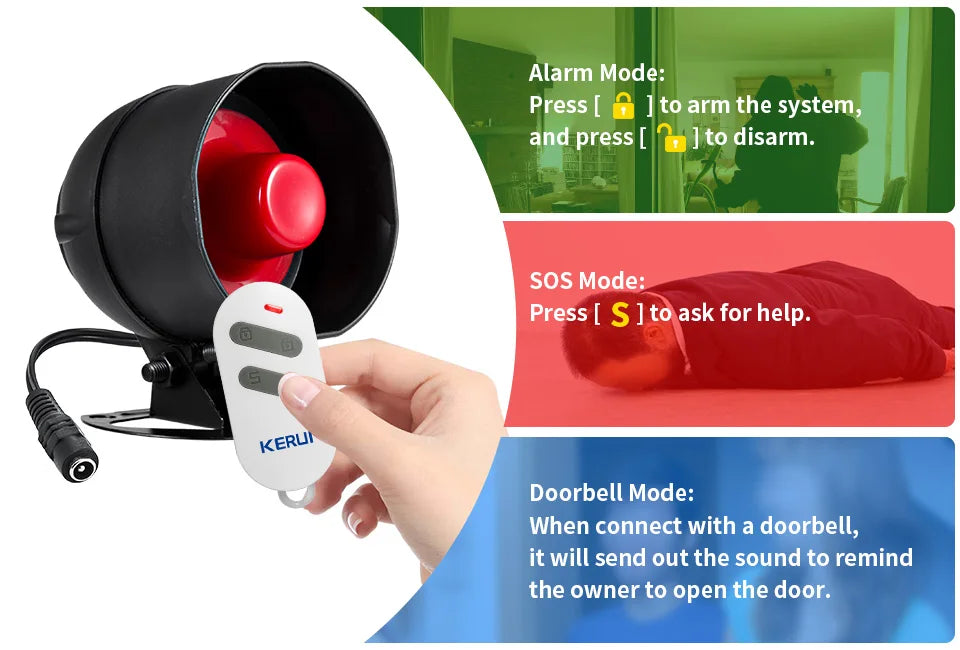 Smart WiFi Wireless Security Alarm System
