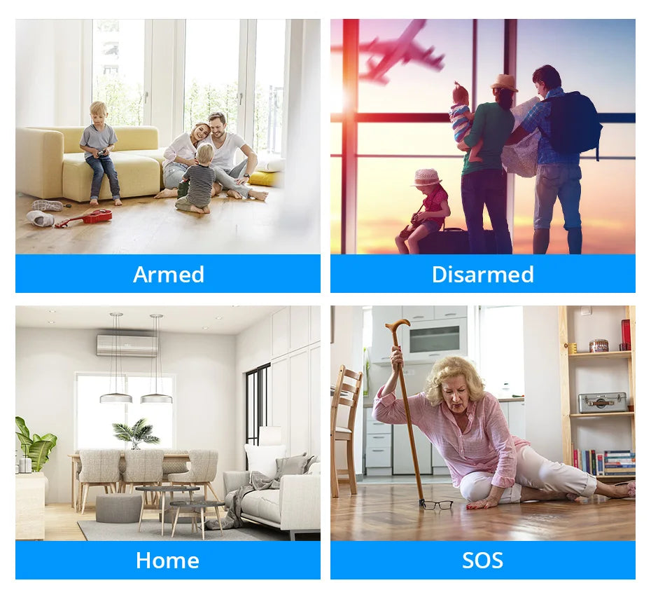 Smart WiFi Wireless Security Alarm System