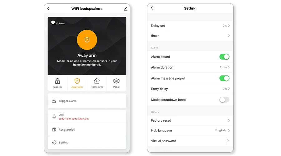 Smart WiFi Wireless Security Alarm System