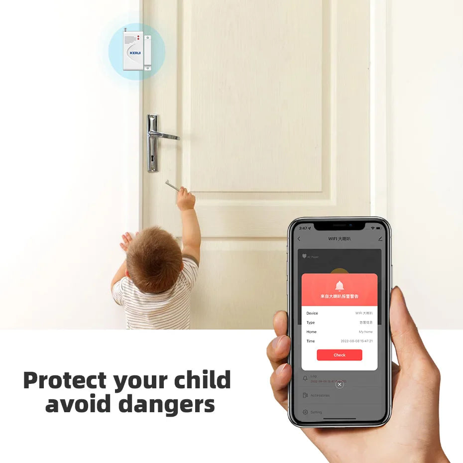 Smart WiFi Wireless Security Alarm System