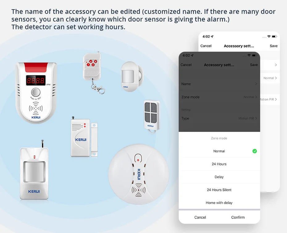 Smart WiFi Wireless Security Alarm System