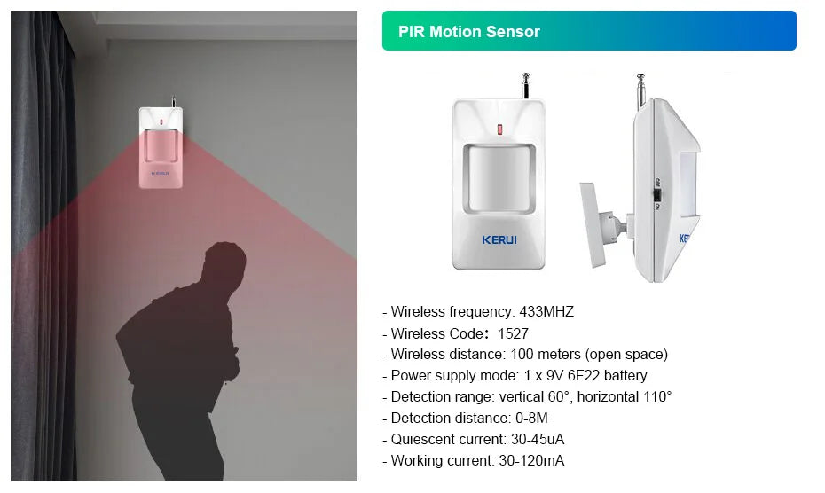 Smart WiFi Wireless Security Alarm System