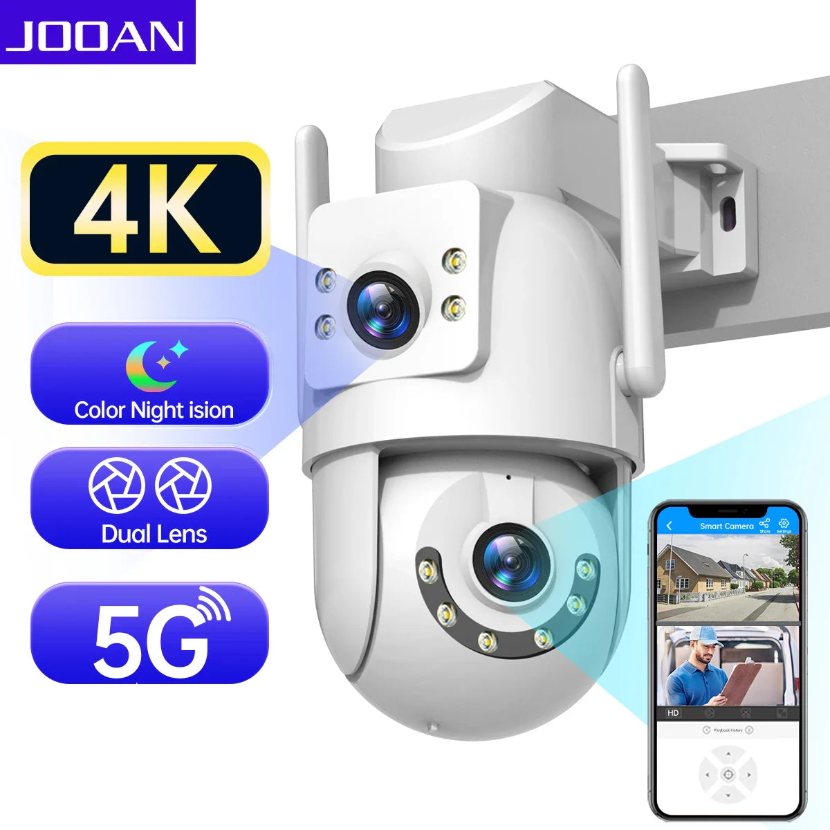 Outdoor PTZ Camera 4K