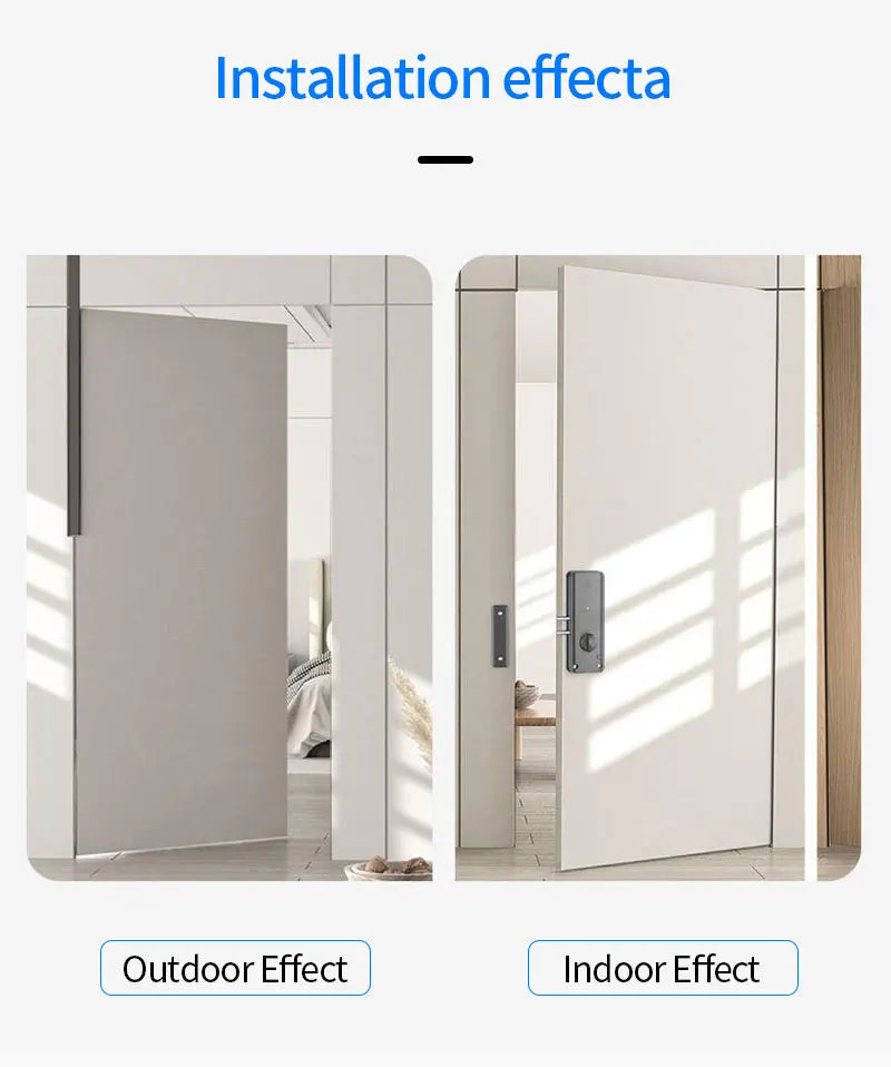 No-Drilling Smart Bluetooth Lock