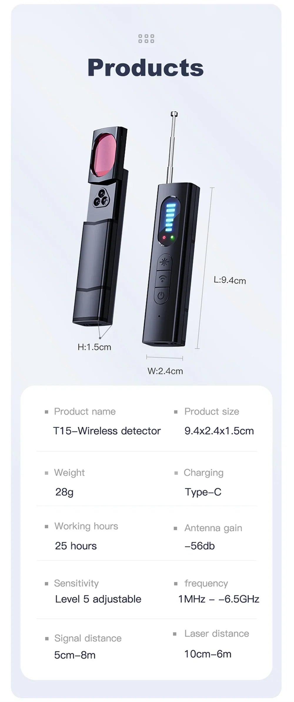 Hidden Camera Detector Anti-Spy