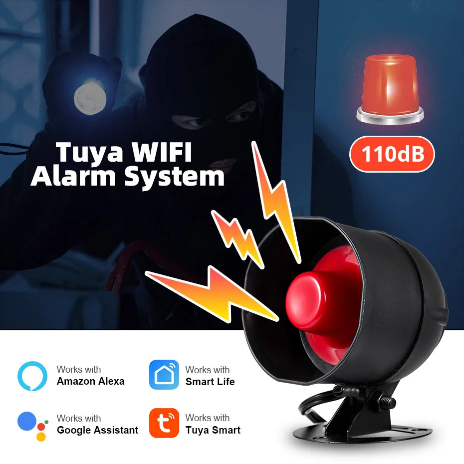 Smart WiFi Wireless Security Alarm System