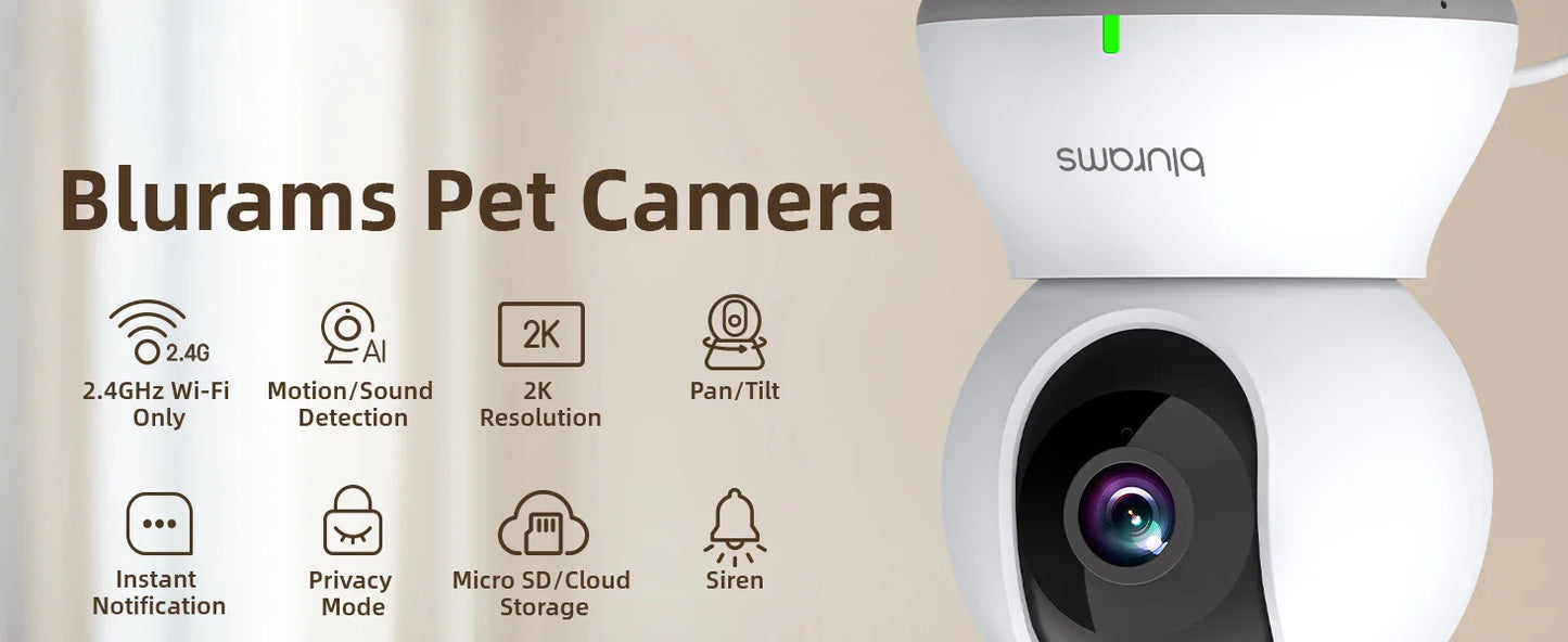 Blurams Baby Monitor Camera 2K HD