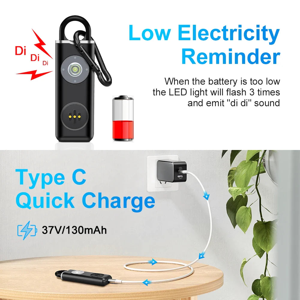 Siren Self-Defense Personal Alarm