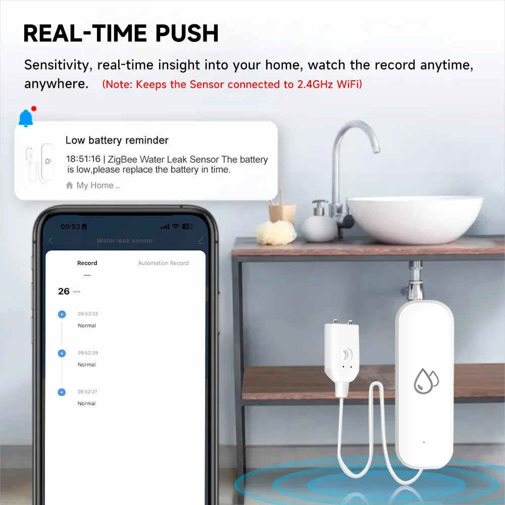 Water Sensor Leakage Alarm Flood