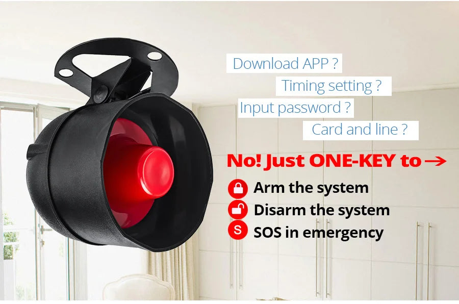 Smart WiFi Wireless Security Alarm System