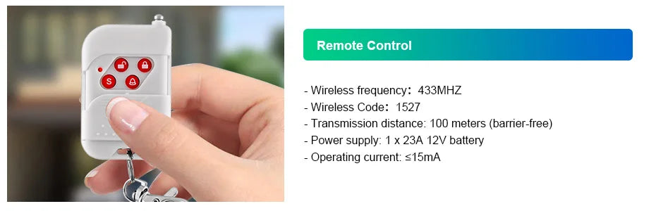 Smart WiFi Wireless Security Alarm System