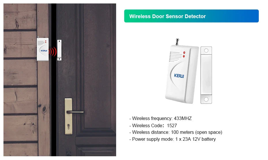 Smart WiFi Wireless Security Alarm System