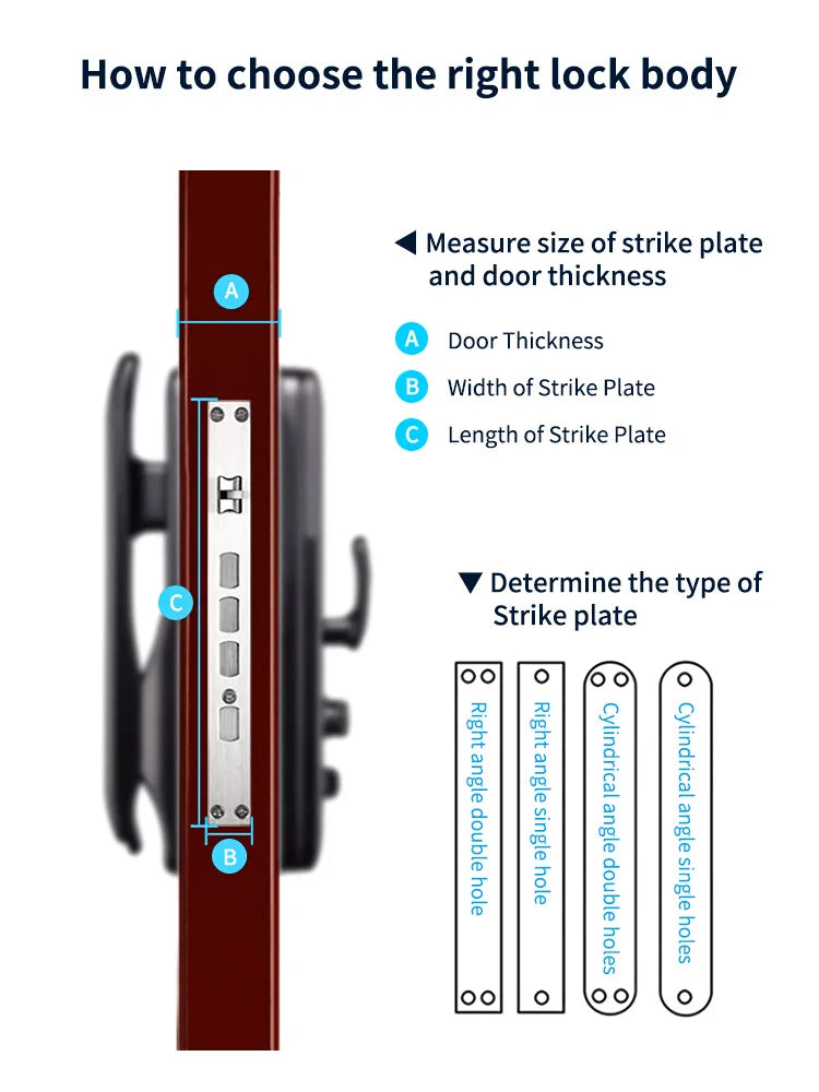 Smart Lock Face Recognition, Fingerprint & Password