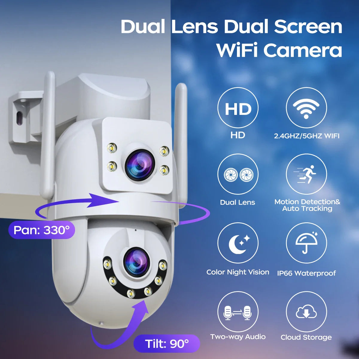 Outdoor PTZ Camera 4K