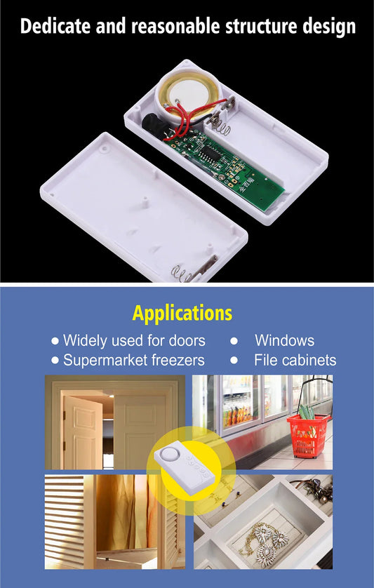 Door & Window Wireless Burglar Alarm