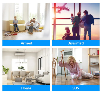 Smart WiFi Wireless Security Alarm System