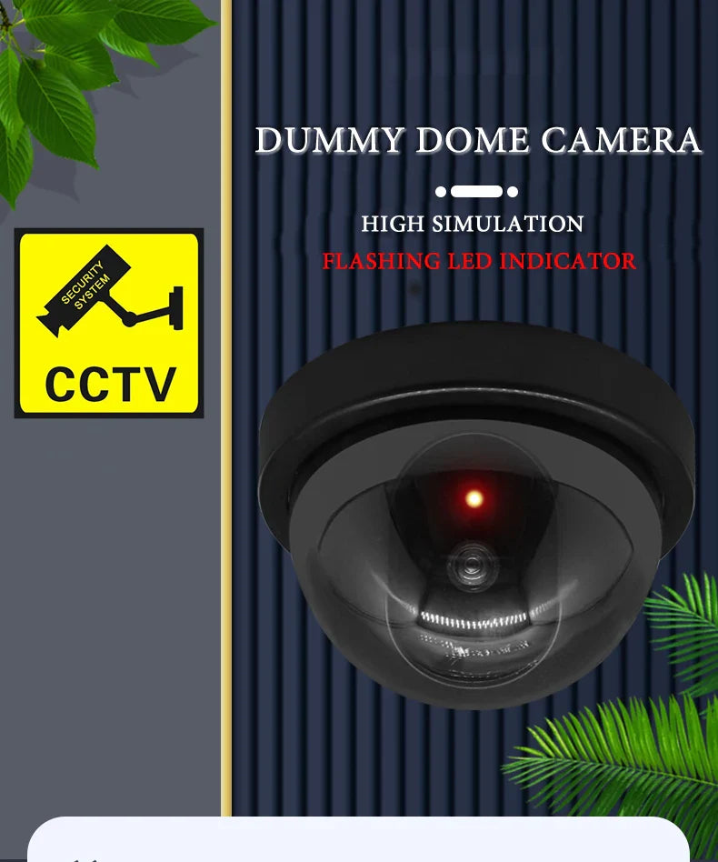Dummy Dome Camera with Flashing LED