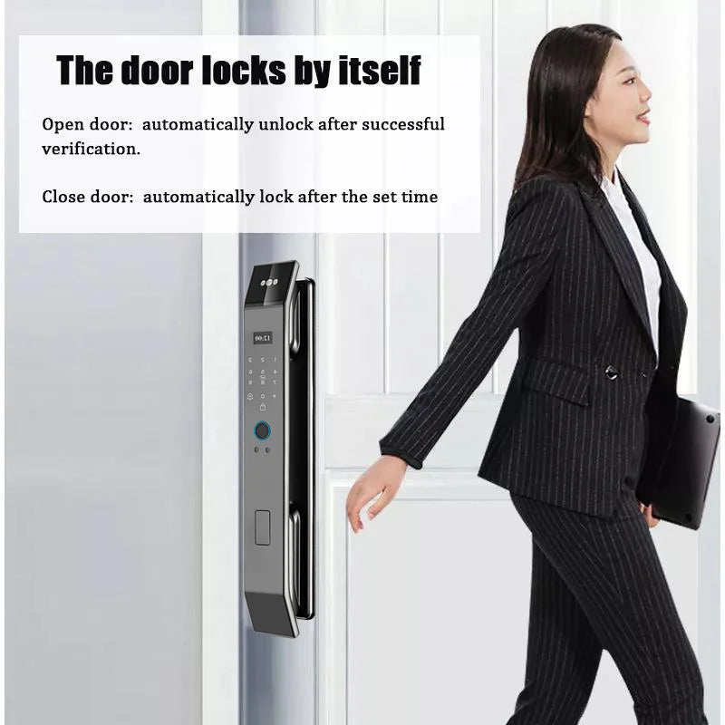 Smart Lock Face Recognition, Fingerprint & Password