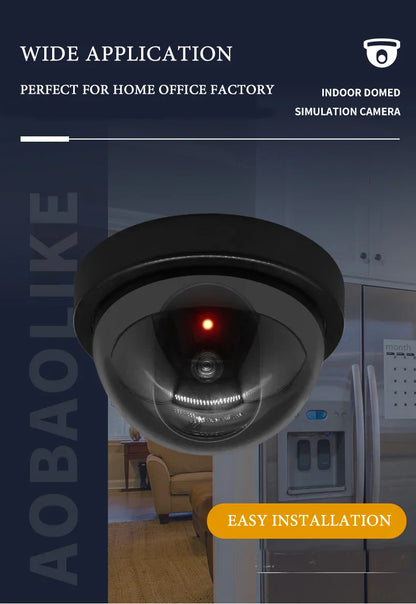Dummy Dome Camera with Flashing LED