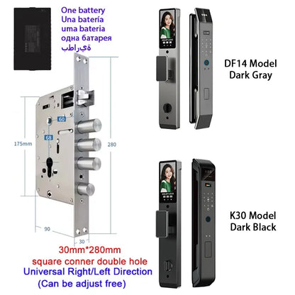 Smart Lock Face Recognition, Fingerprint & Password
