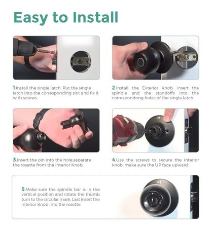 Aluminium Door Lock Smart Fingerprint
