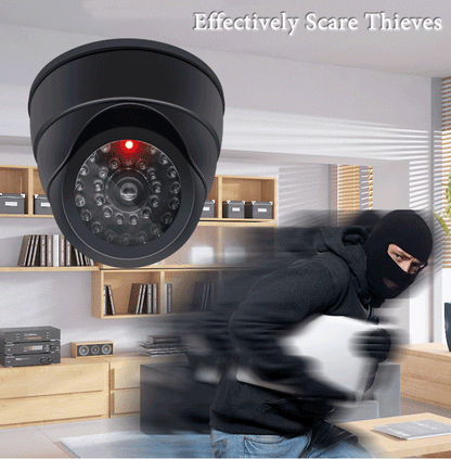 Dummy Dome Camera with Flashing LED
