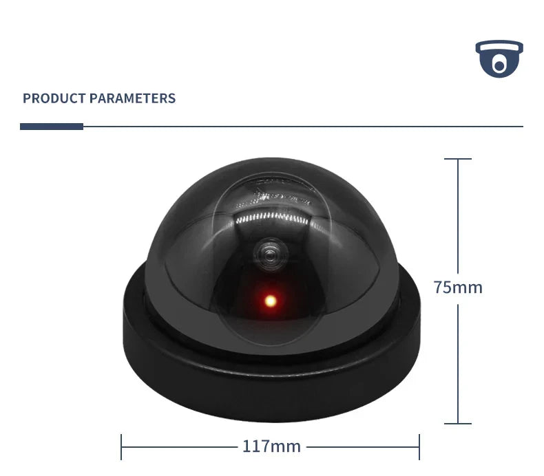 Dummy Dome Camera with Flashing LED