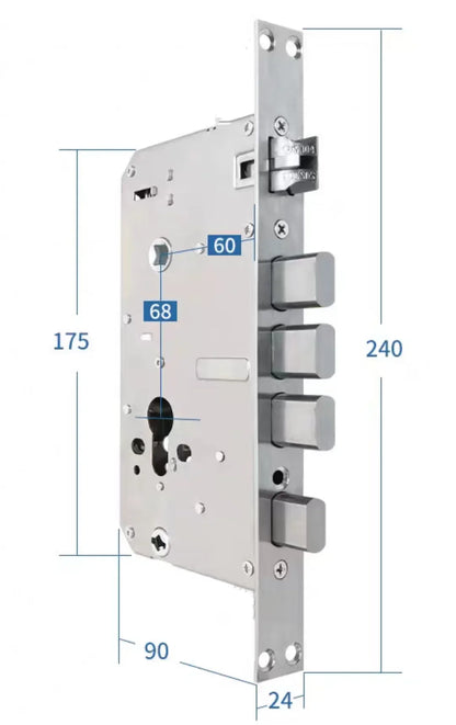 Smart Lock Face Recognition, Fingerprint & Password