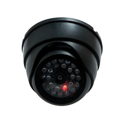 Red Flashing LED Fake CCTV Security Camera