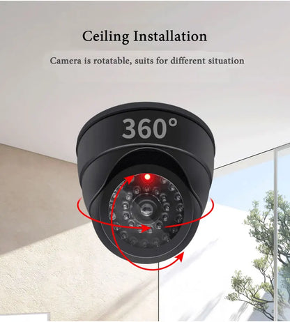 Dummy Dome Camera with Flashing LED