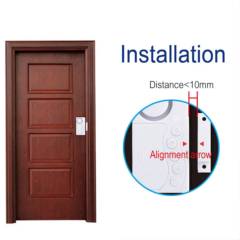 Door & Window Wireless Burglar Alarm