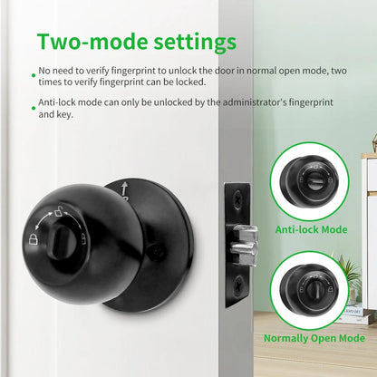 Aluminium Door Lock Smart Fingerprint