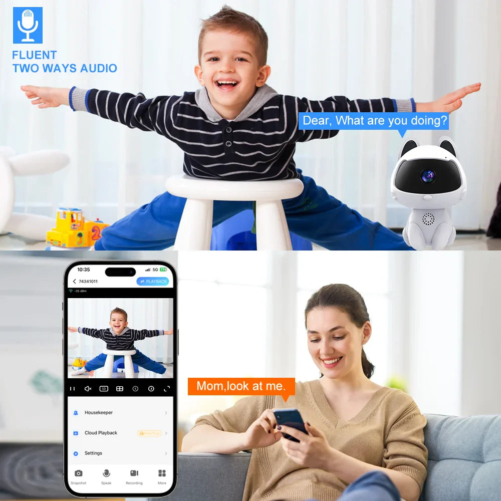 HD Smart Cat WiFi Camera