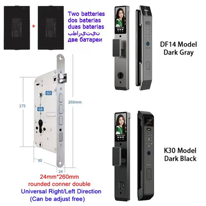 Smart Lock Face Recognition, Fingerprint & Password