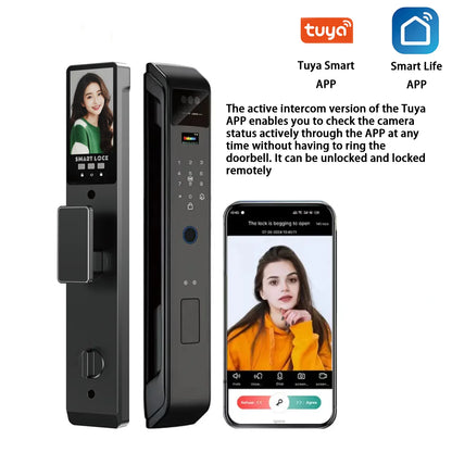 Smart Lock Face Recognition, Fingerprint & Password