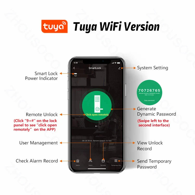 Fingerprint Lock Waterproof