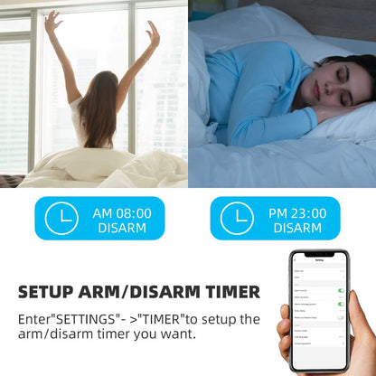Smart WiFi Wireless Security Alarm System