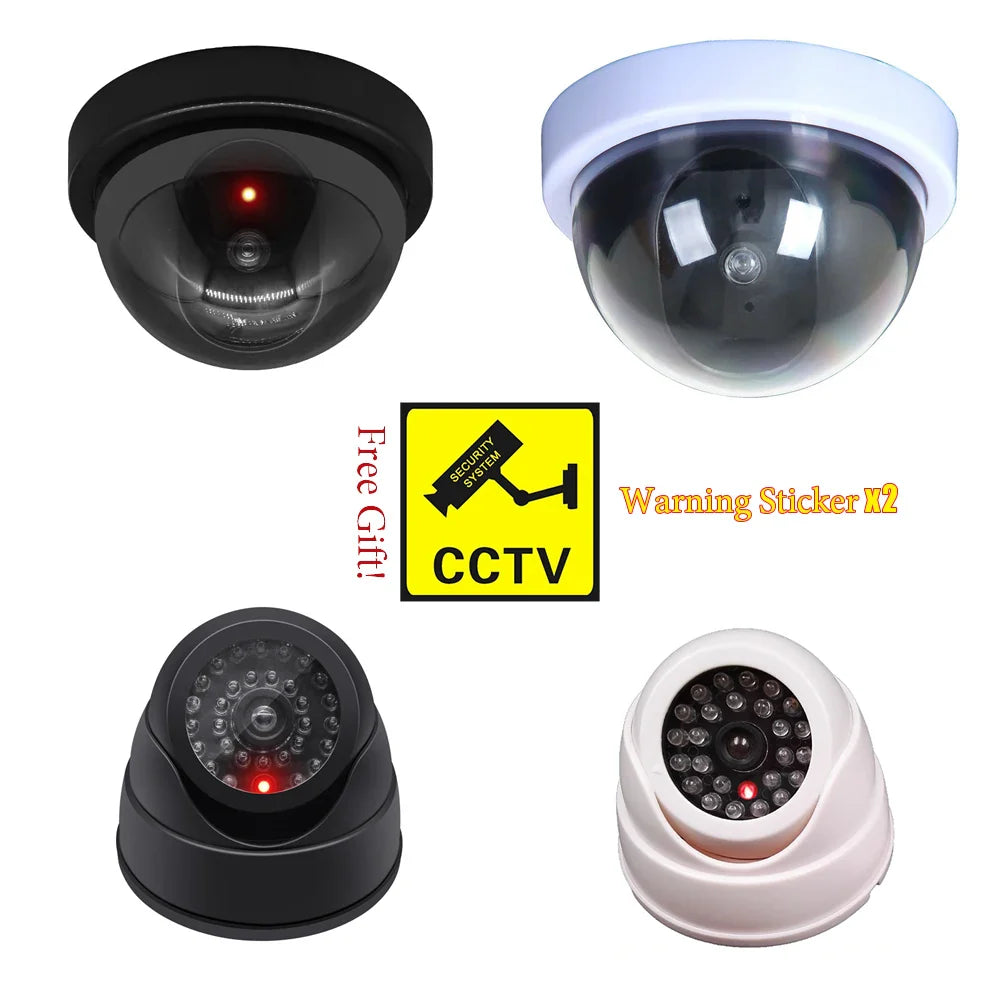 Dummy Dome Camera with Flashing LED
