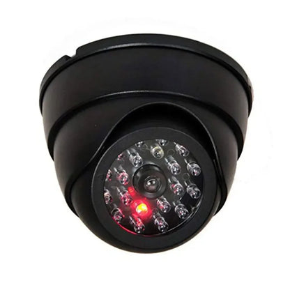 Red Flashing LED Fake CCTV Security Camera