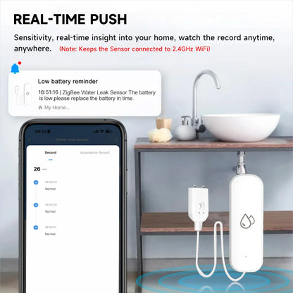 Water Sensor Leakage Alarm Flood