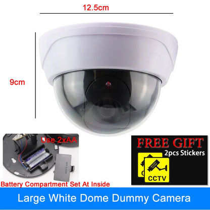 Dummy Dome Camera with Flashing LED