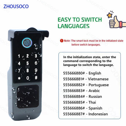 Fingerprint Lock Waterproof