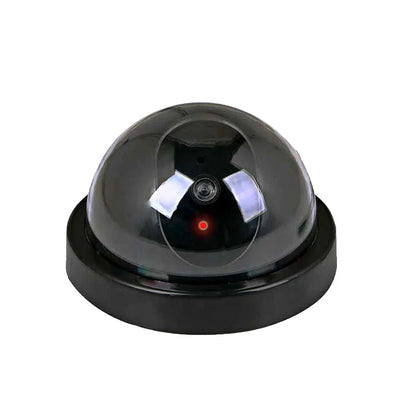 Red Flashing LED Fake CCTV Security Camera