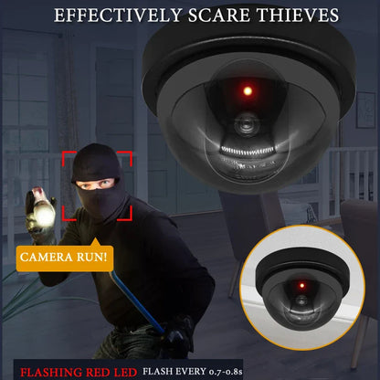 Dummy Dome Camera with Flashing LED