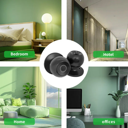 Aluminium Door Lock Smart Fingerprint