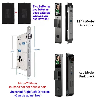 Smart Lock Face Recognition, Fingerprint & Password